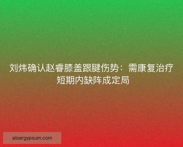 刘炜确认赵睿膝盖跟腱伤势：需康复治疗 短期内缺阵成定局