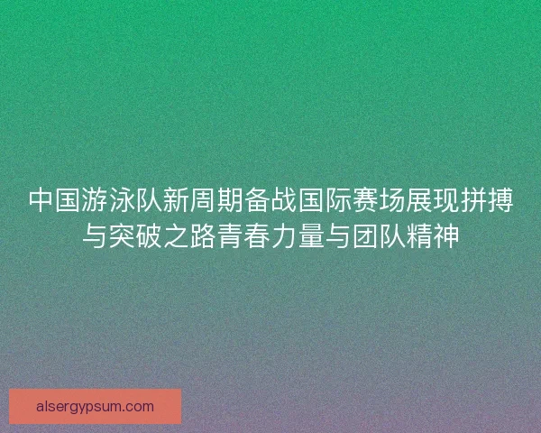 中国游泳队新周期备战国际赛场展现拼搏与突破之路青春力量与团队精神